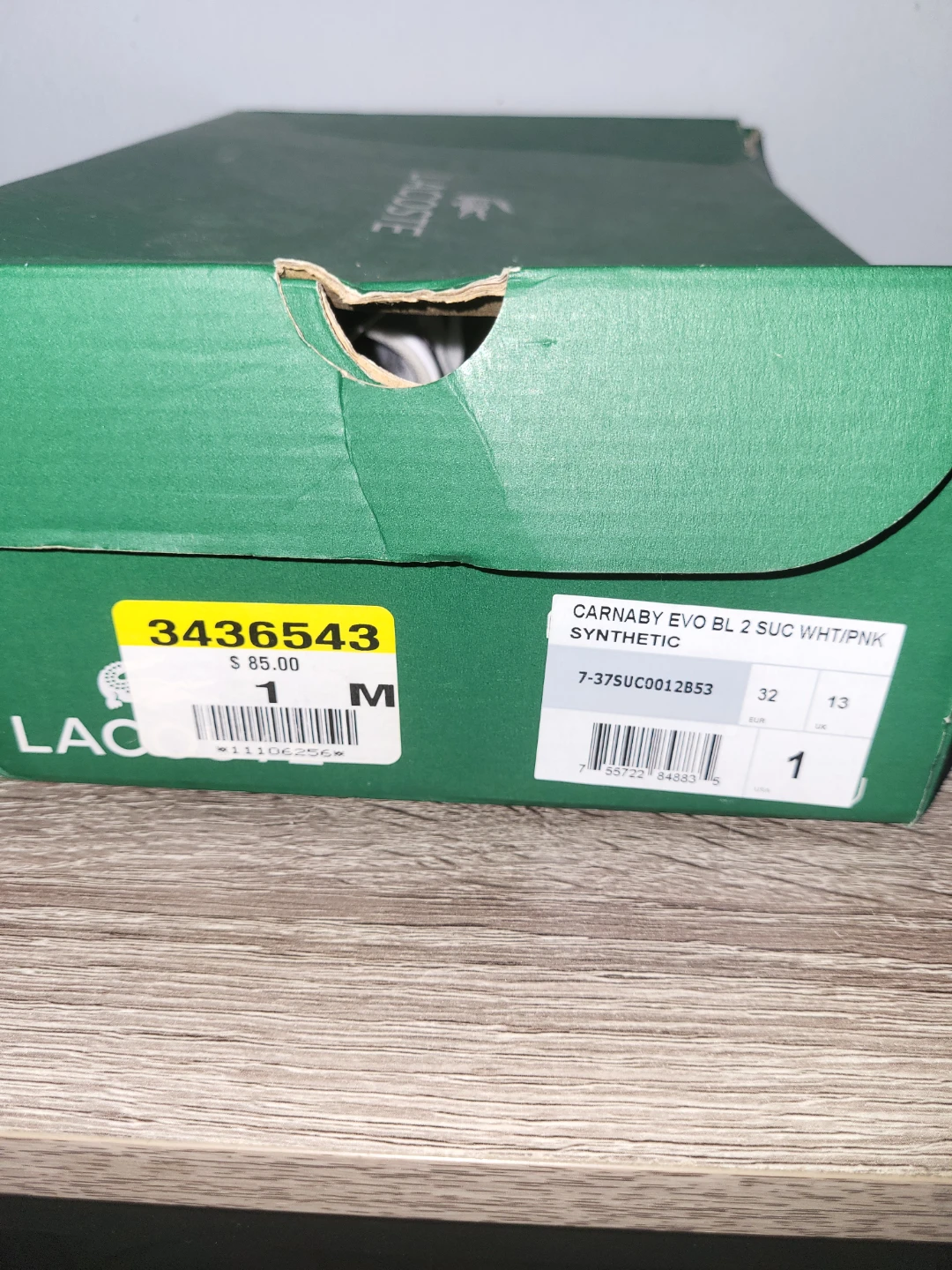 Lacoste Carnaby Evo BL 2 Sneakers - White/Pink - photo 2