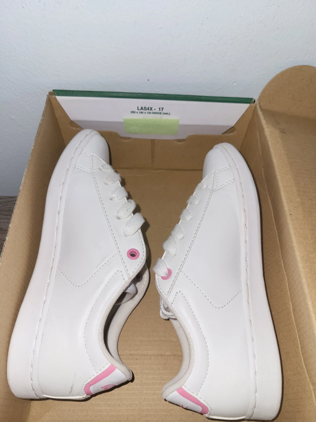 Lacoste Carnaby Evo BL 2 Sneakers - White/Pink - photo 3