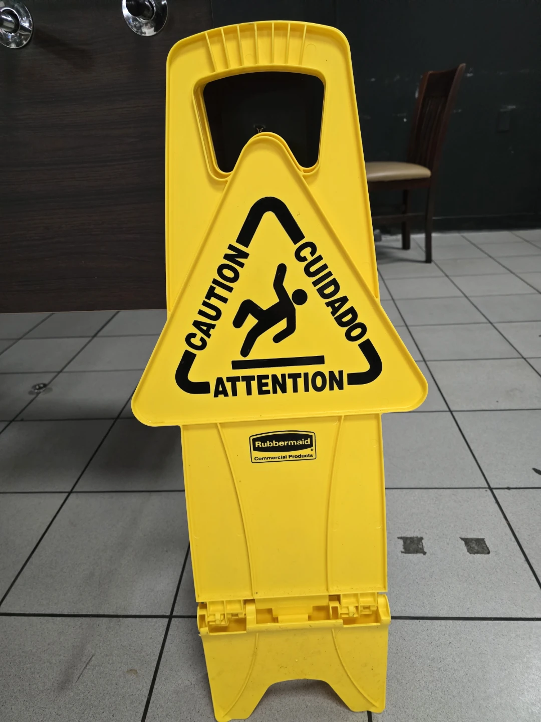 Rubbermaid Yellow Caution Wet Floor Sign. $18 each