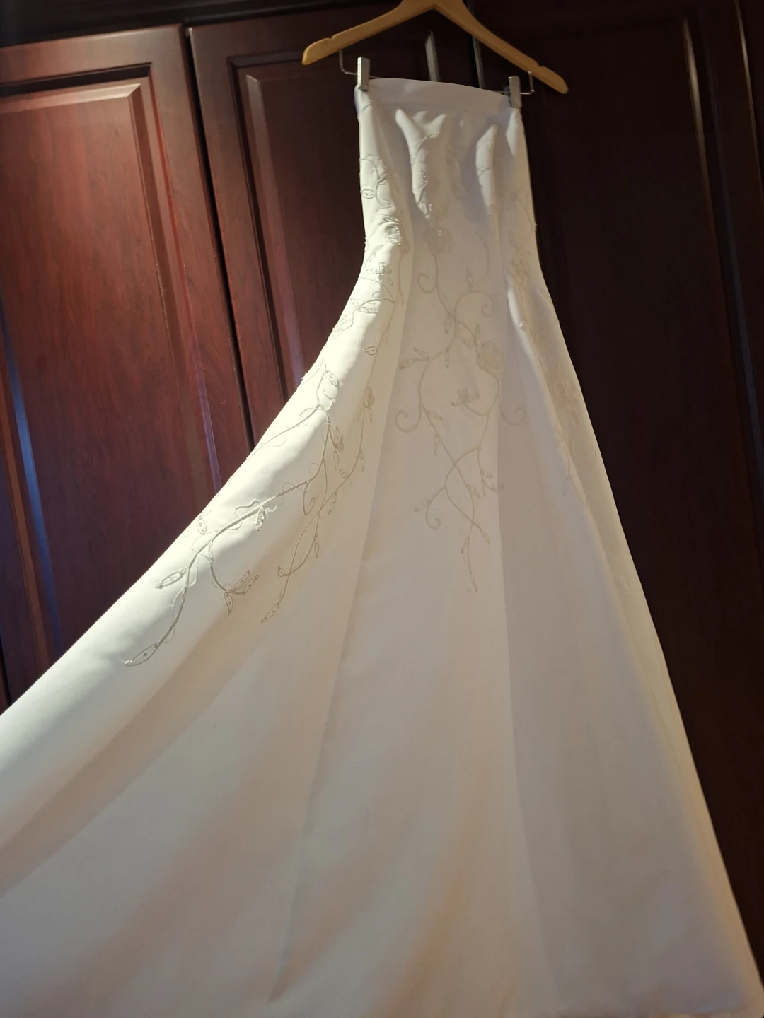 Wedding Dress with Veil and Tiara