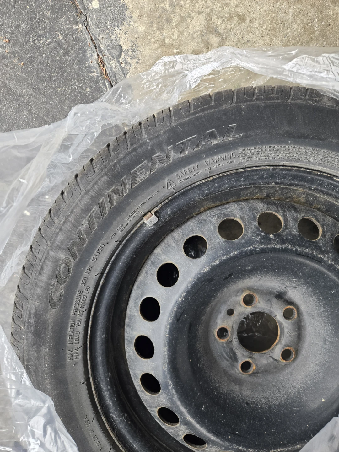 Continental PureContact LS Tire and Rim - photo 4