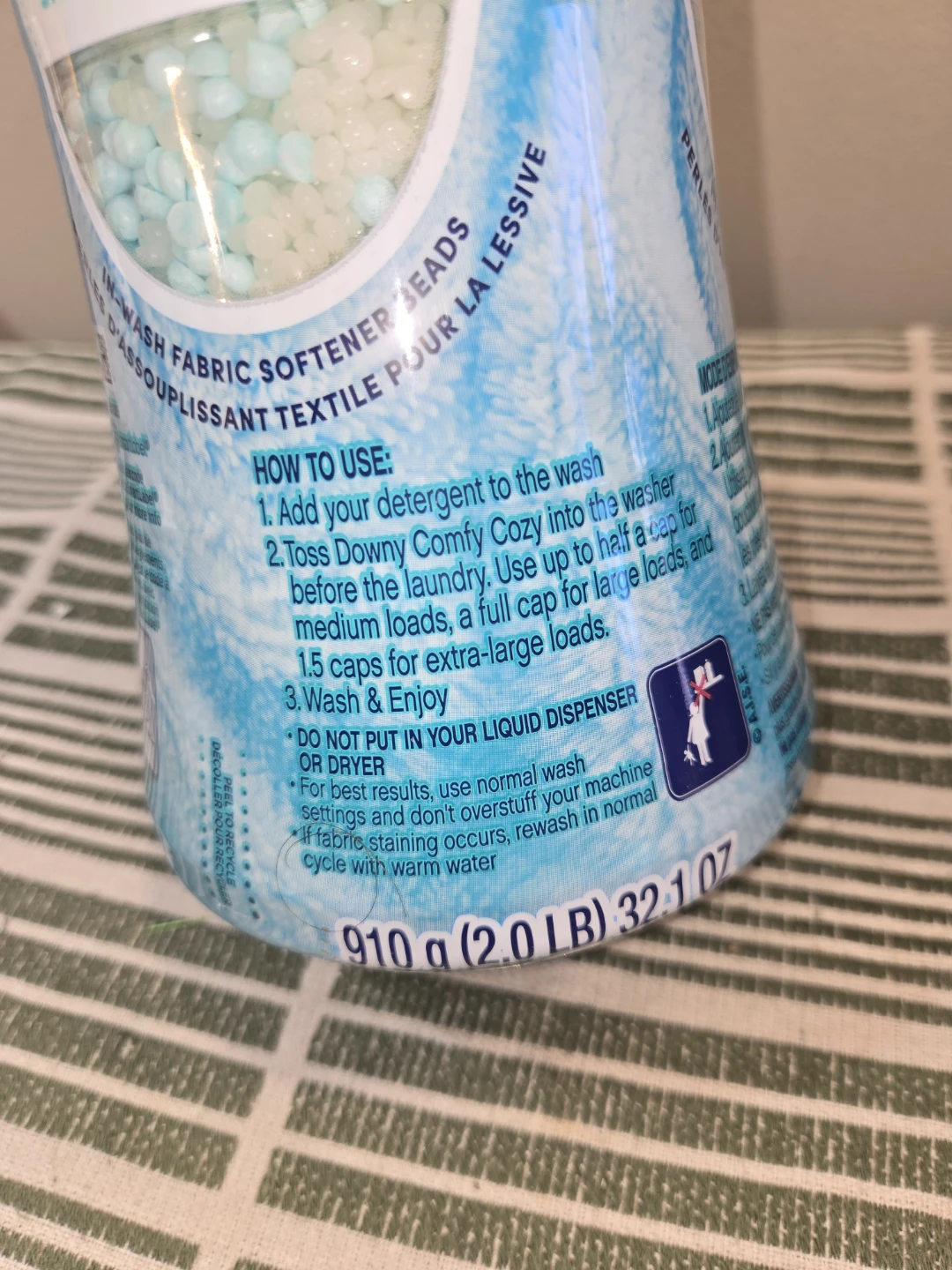 910g Downy 2-in-1 Fabric Softener Beads - photo 2