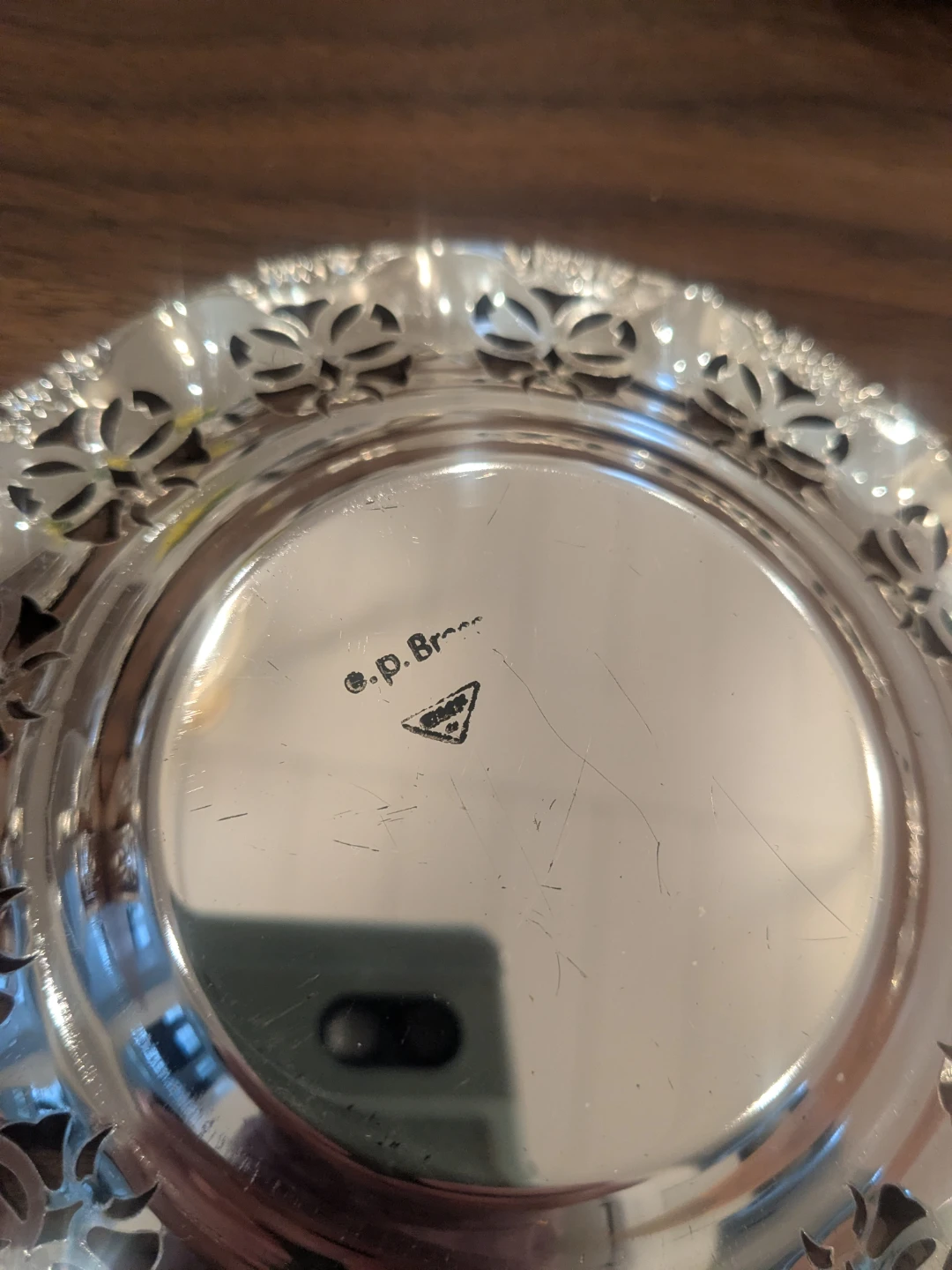 BMF Silverplated Tea Cups and Saucers Set - photo 3