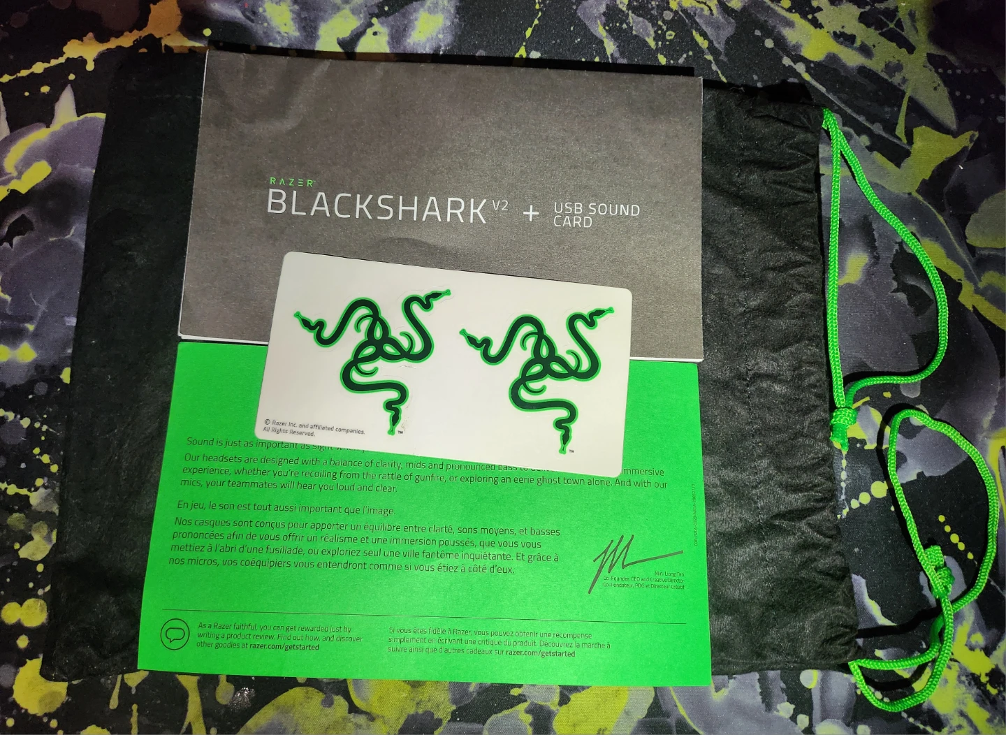 Razer Blackshark V2 Wired Gaming Headset with USB Sound Card - photo 4
