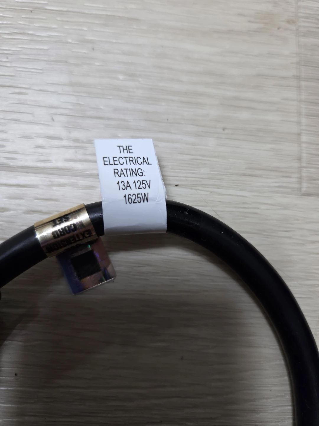 Black 3-Outlet Extension Cord Adapter - photo 4
