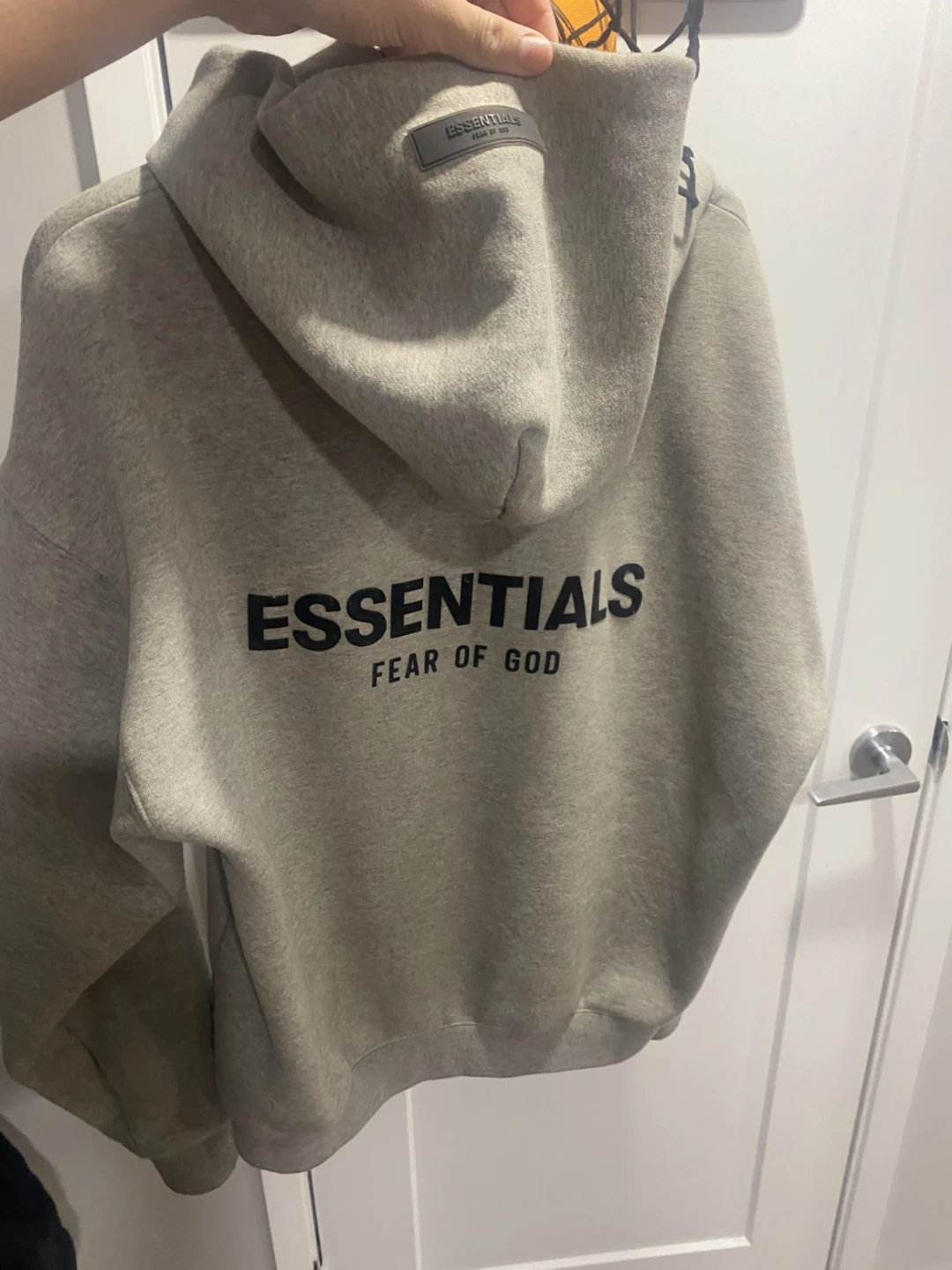 Essentials Fear of God Hoodie Drak Oatmeal (Real)