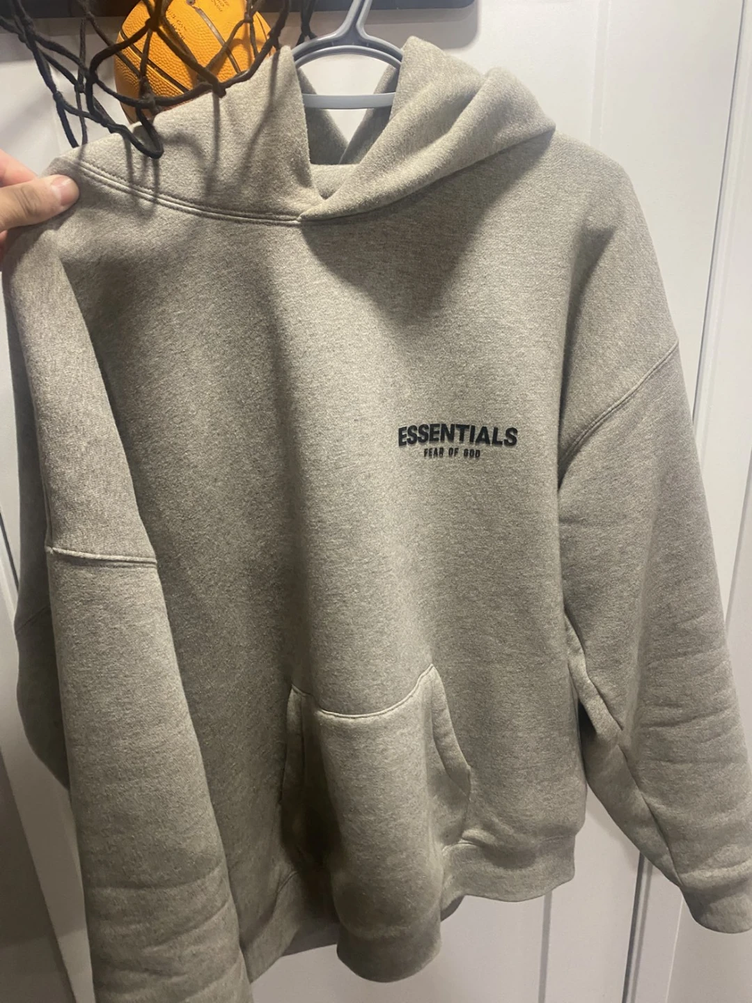 Essentials Fear of God Hoodie Drak Oatmeal (Real) - photo 2