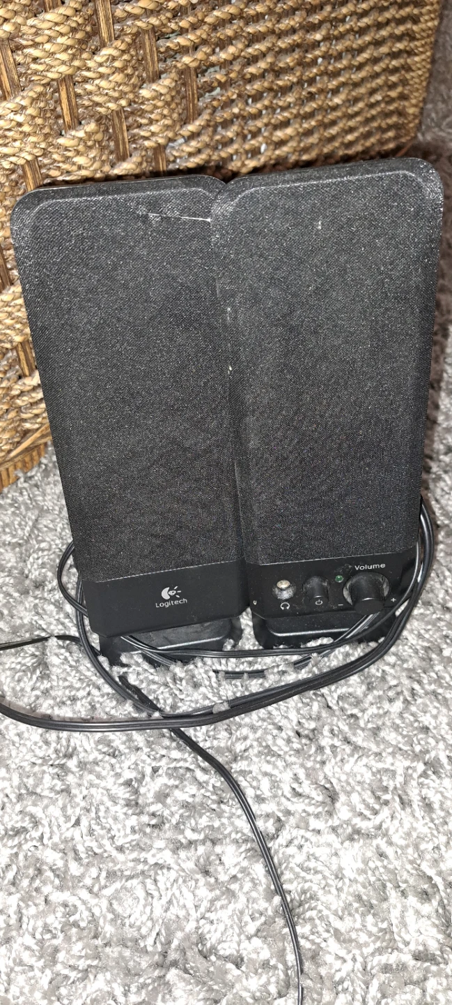 Logitech Black Desktop Speakers