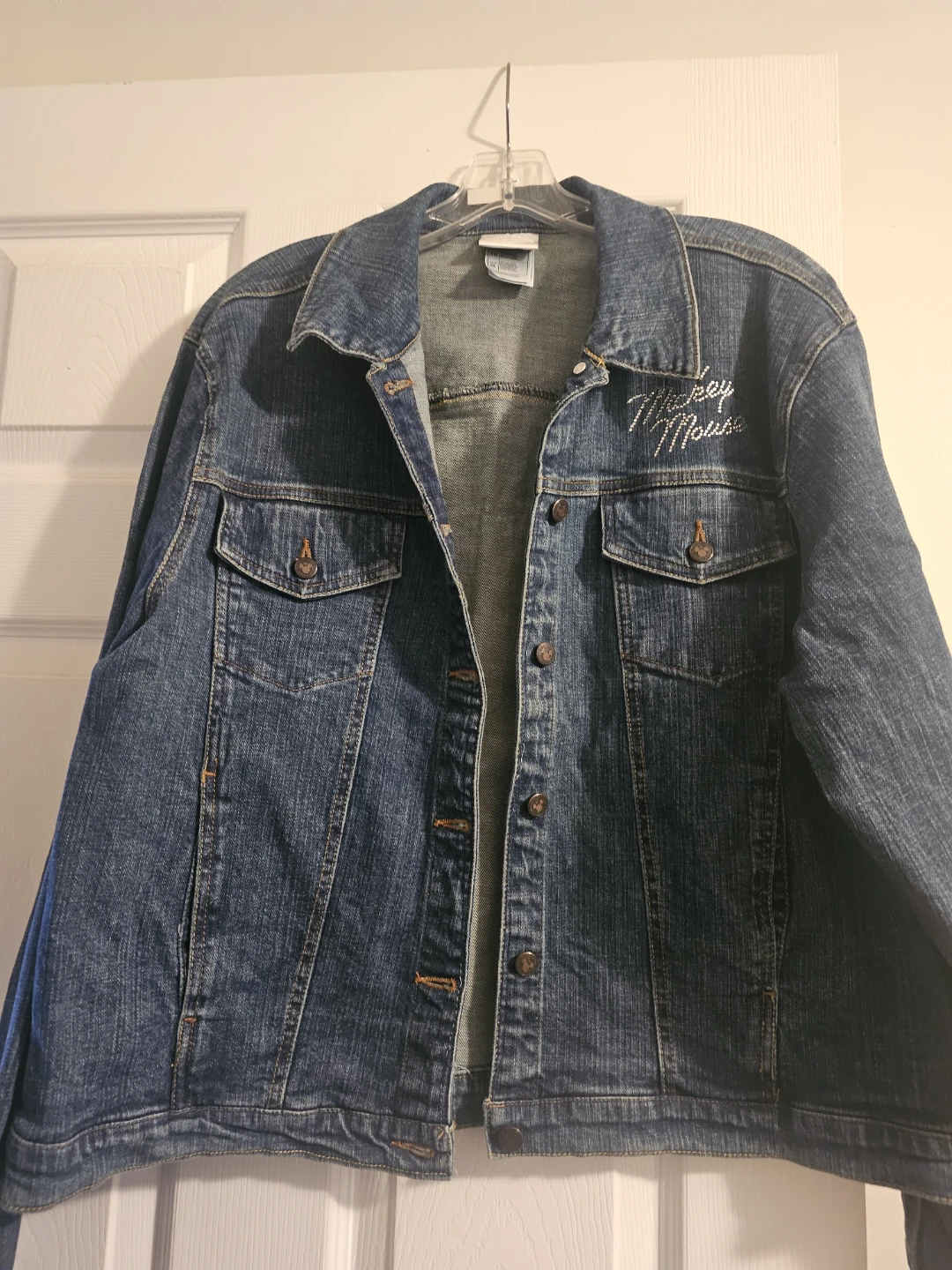 Adult Disney Mickey Mouse Denim Jacket  XL - photo 2