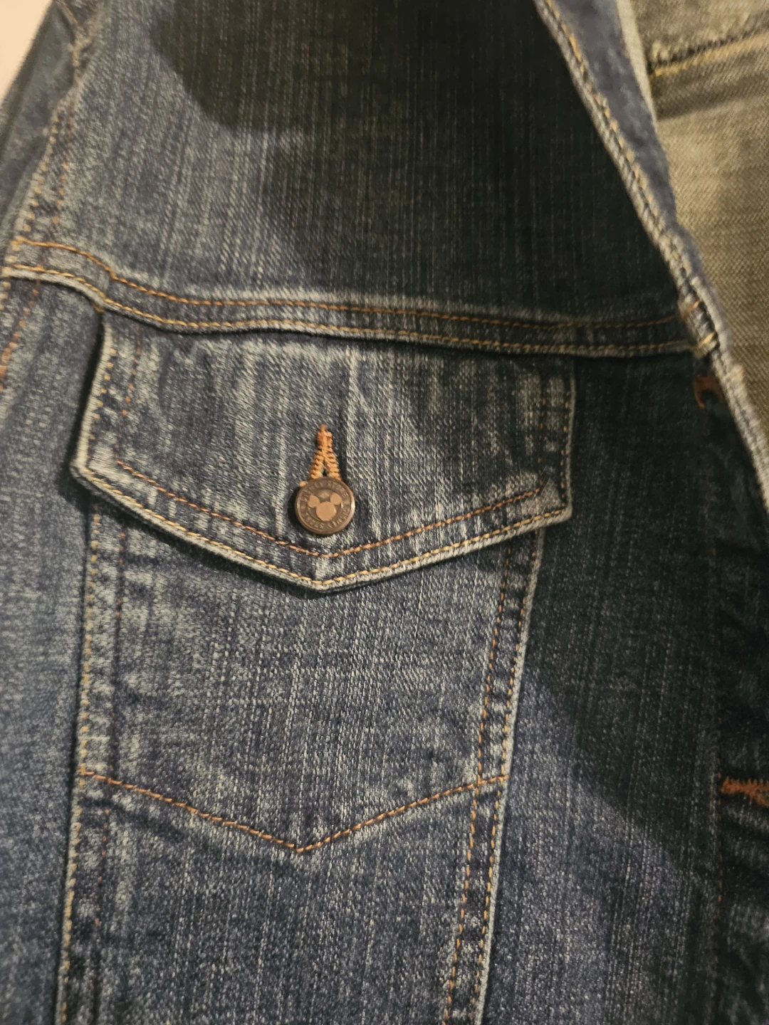 Adult Disney Mickey Mouse Denim Jacket  XL - photo 3