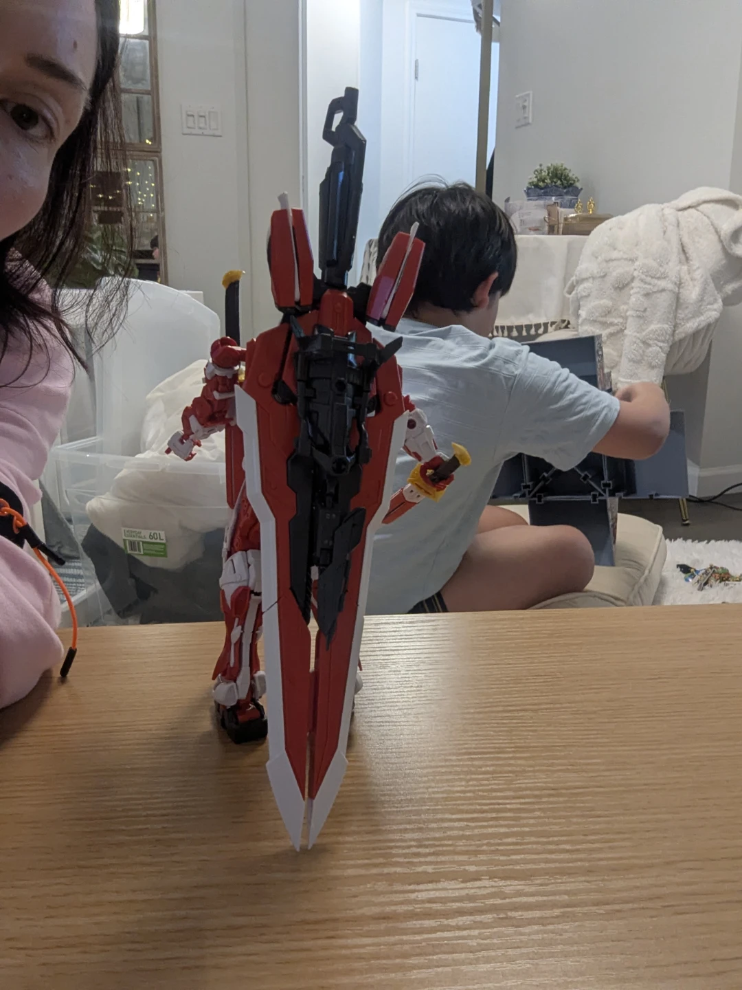 Red and White Gundam Model Kit - photo 4