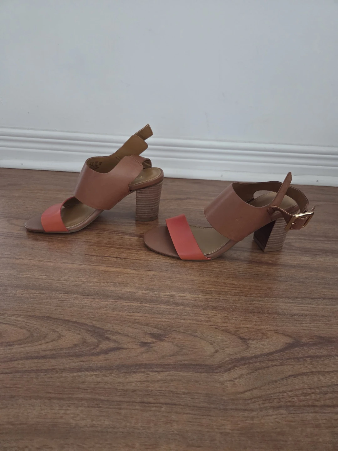 Franco Sarto Two-Tone Block Heel Sandals - photo 2
