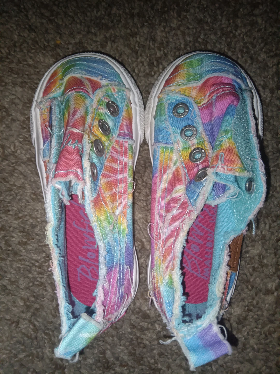 Blowfish Malibu Tie-Dye Canvas Sneakers - Toddler Size 6 - photo 3