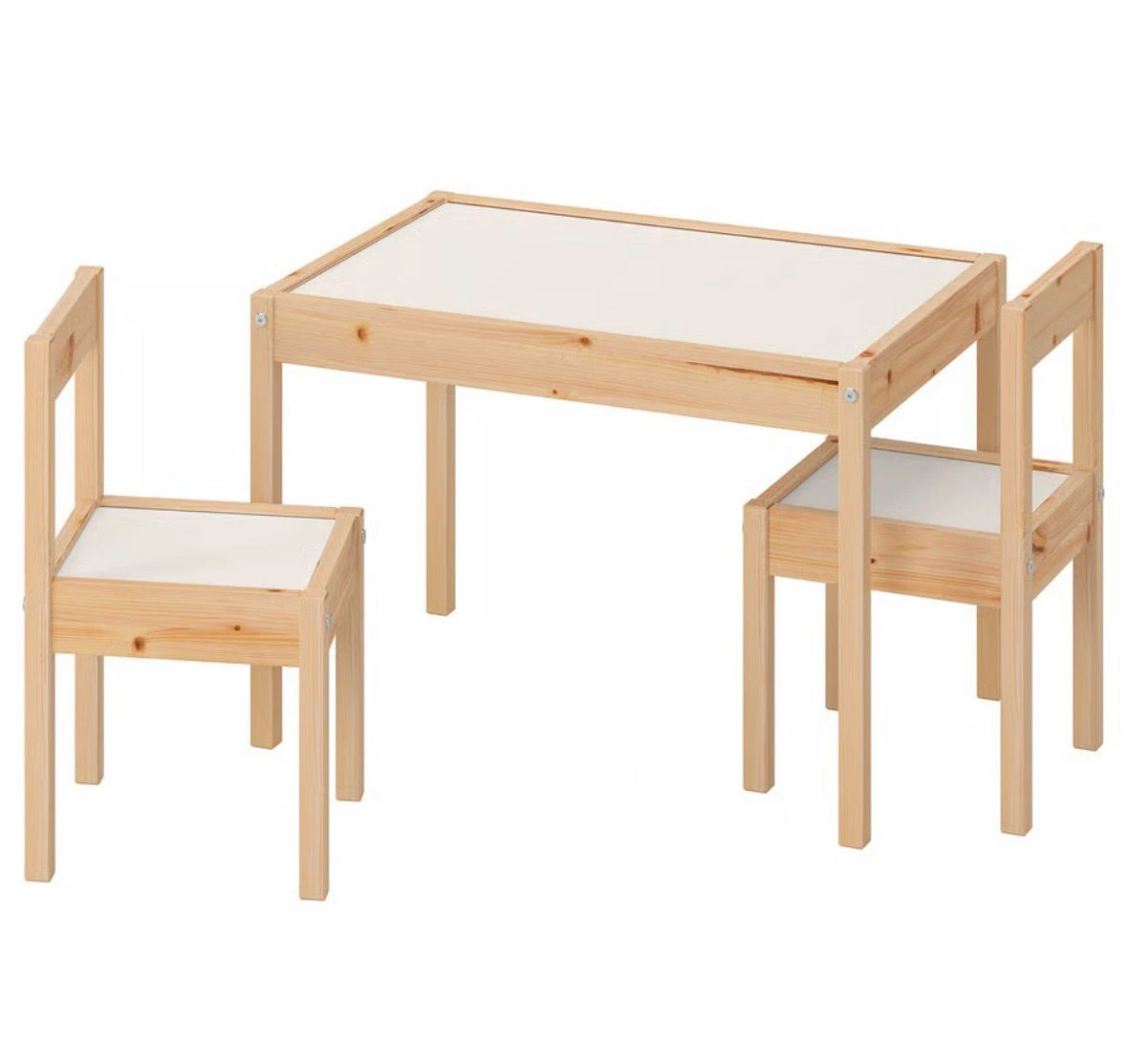 Wooden Kids Activity Table and 2 Chairs Set
