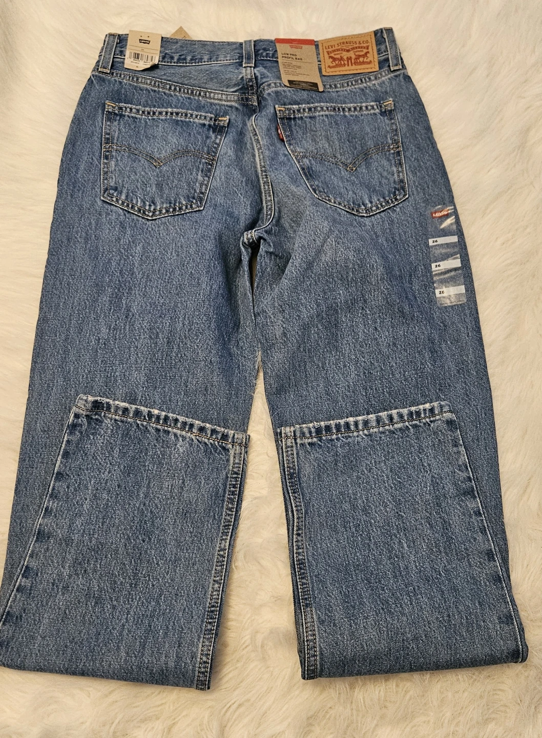 Levi's Low Pro Straight Jeans Women's Size 26 - photo 3