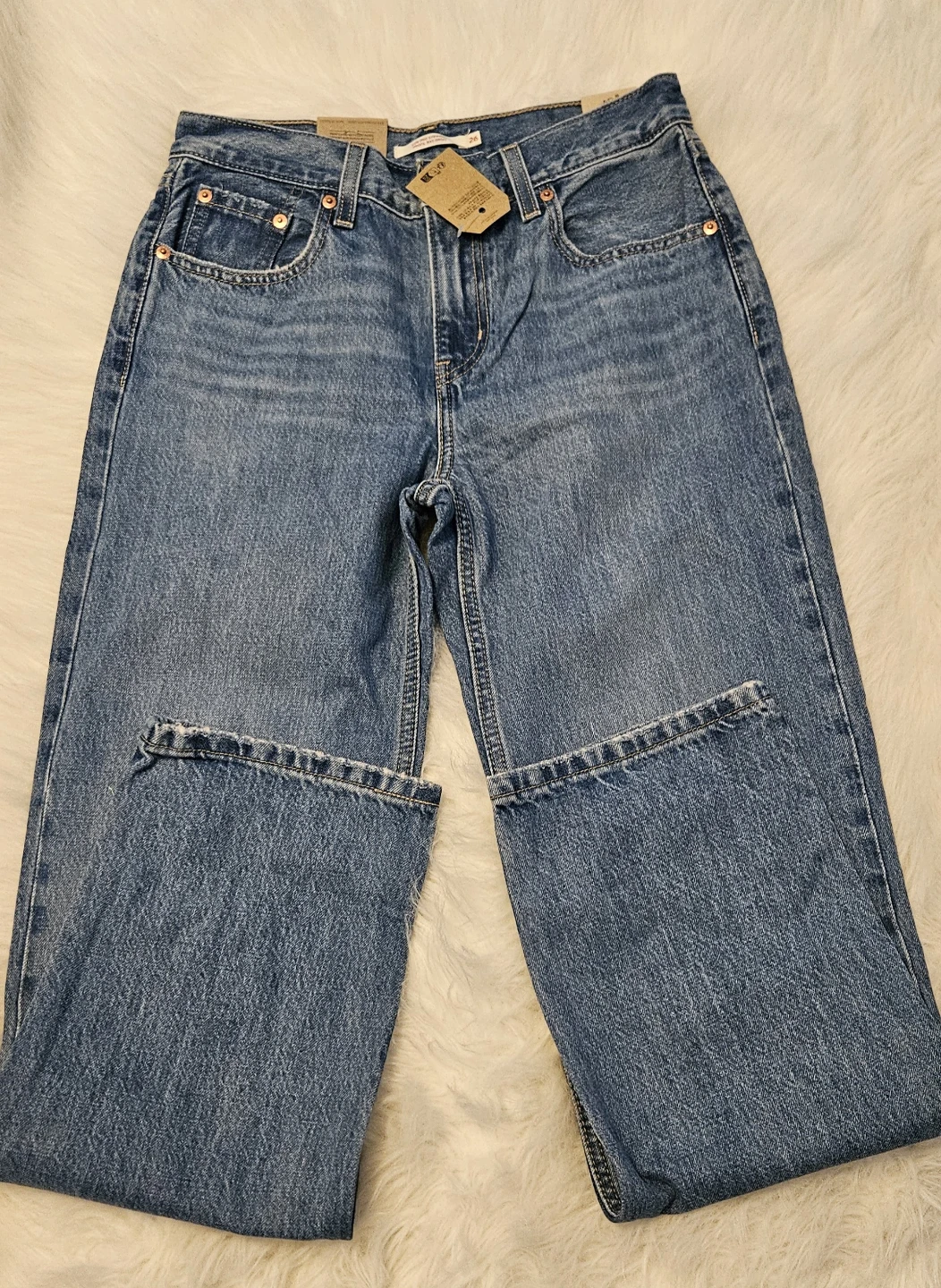 Levi's Low Pro Straight Jeans Women's Size 26 - photo 4