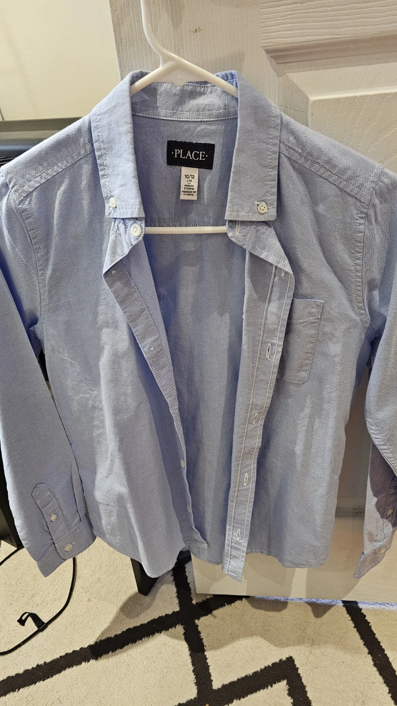 The Children's Place Boys Button-Down Shirt Size 10/12