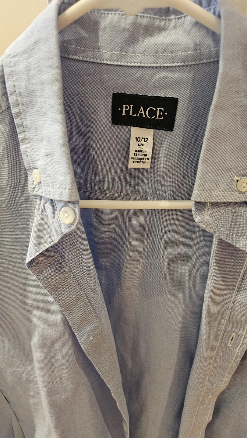 The Children's Place Boys Button-Down Shirt Size 10/12 - photo 2