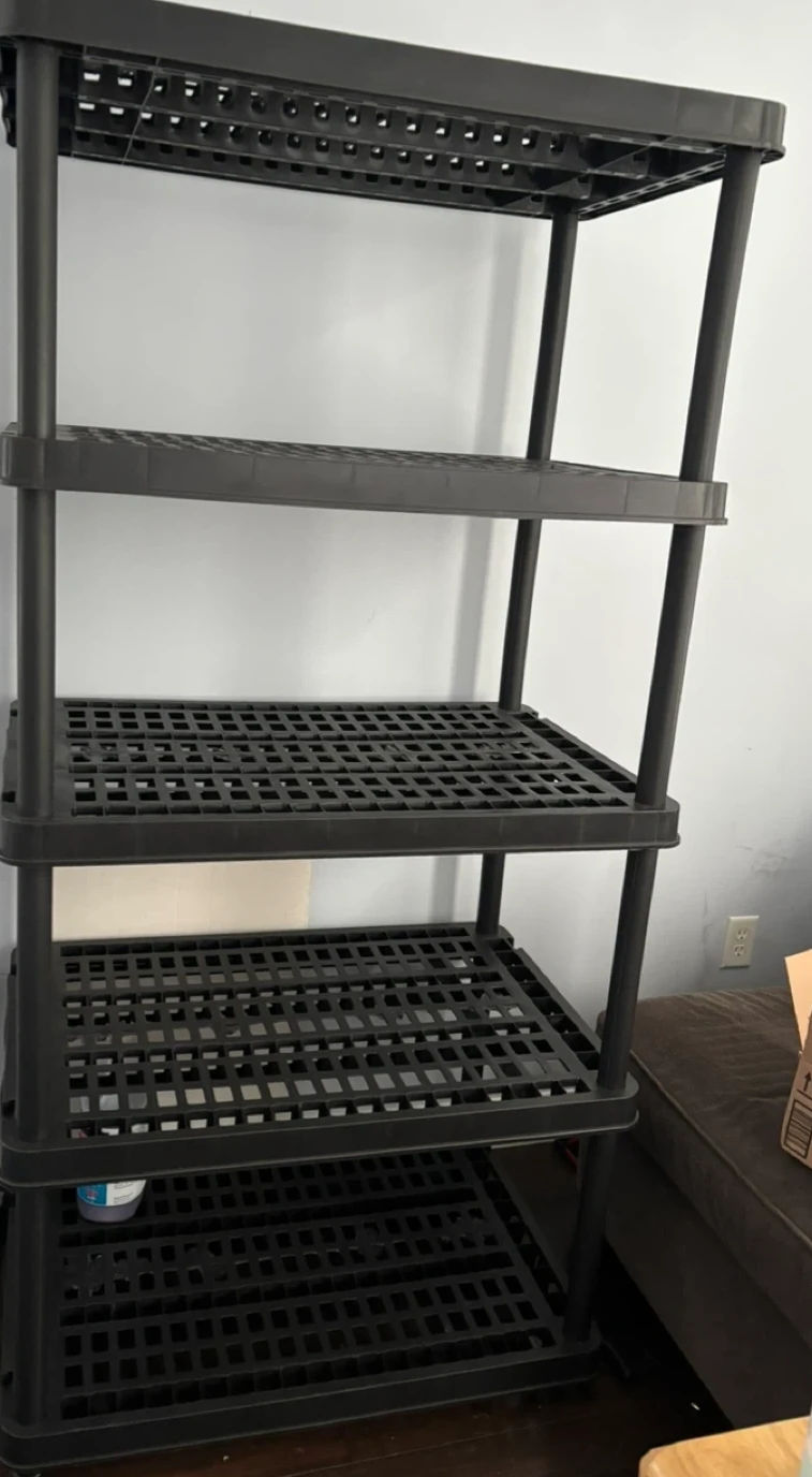 Mastercraft 5-Shelf Resin Storage Rack - Shelving unit Plastic