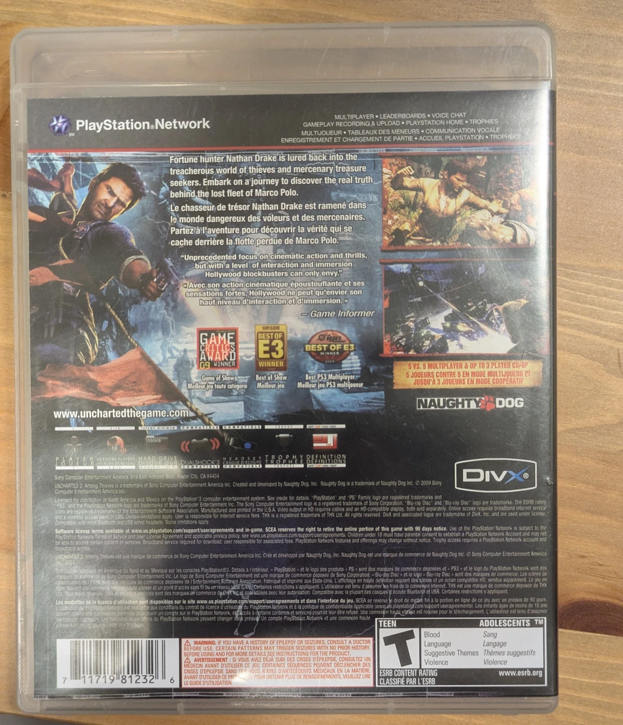 Uncharted 2: Among Thieves PlayStation 3 Game - photo 2