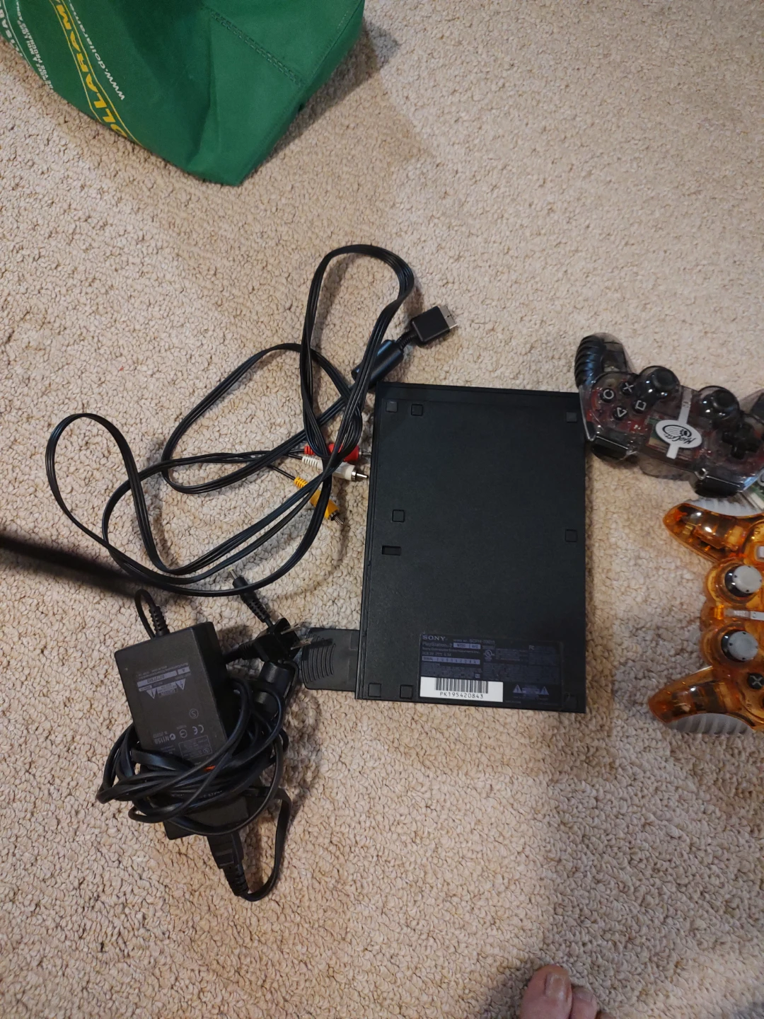 PlayStation 2 Console with Controllers and Accessories