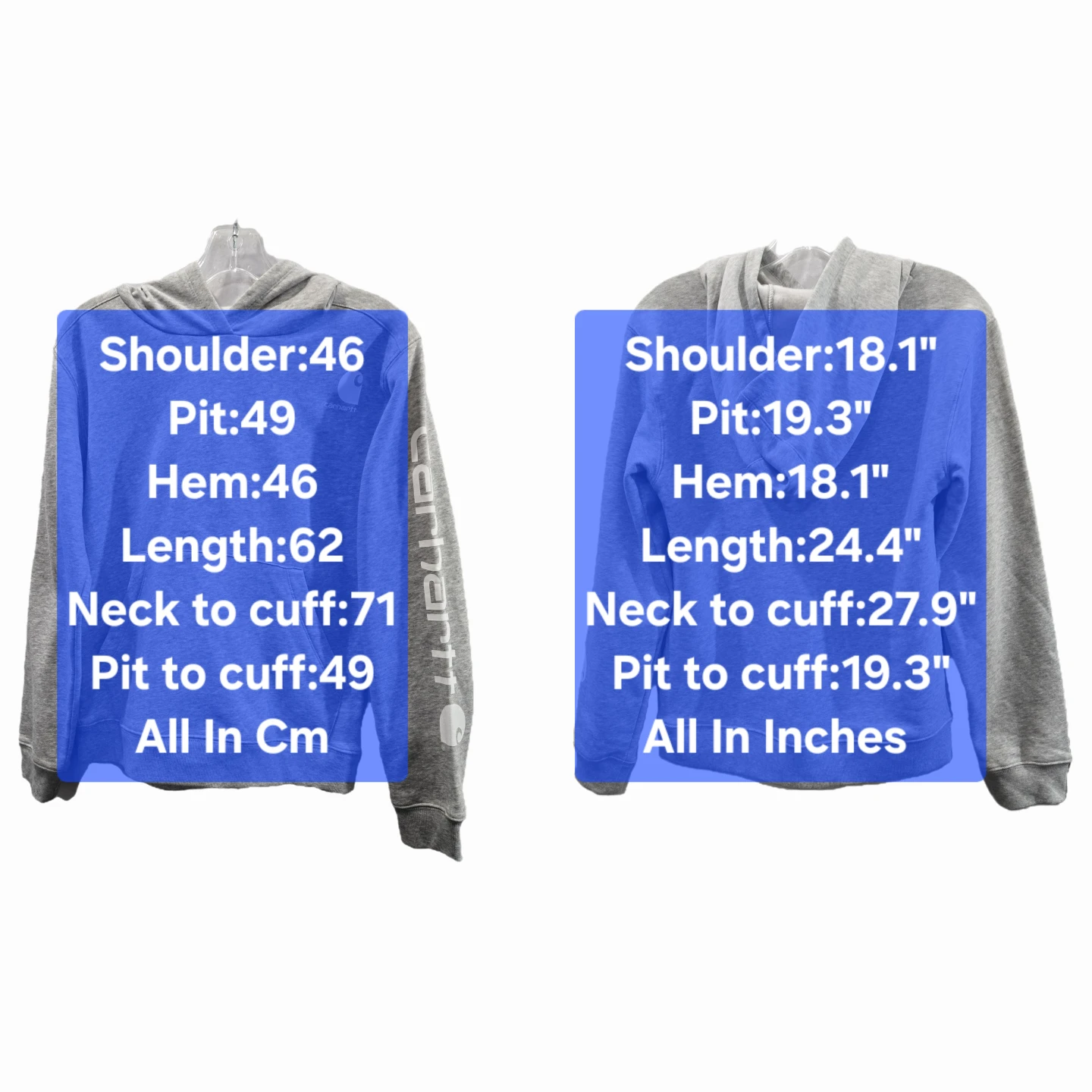 Carhartt Relaxed Fit Graphic Hoodie Size S - Relaxed-Fit - photo 2