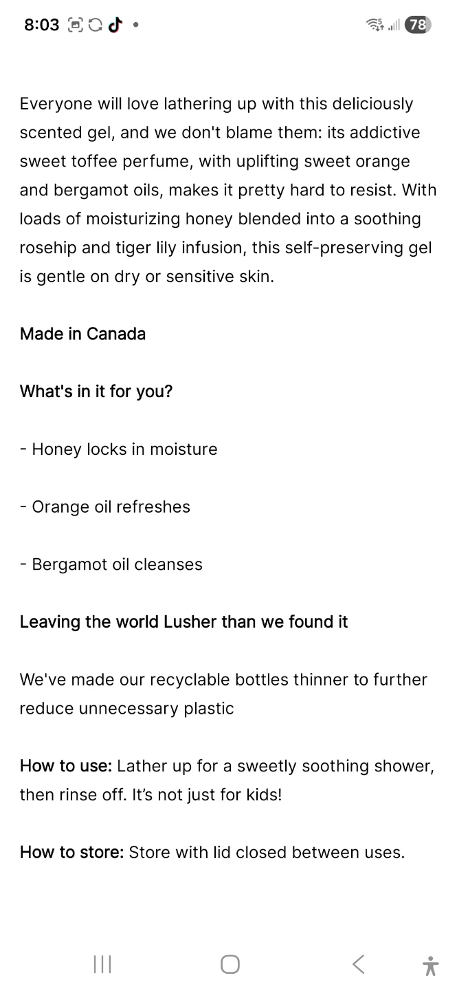 LUSH Honey I Washed The Kids Shower Gel - photo 2