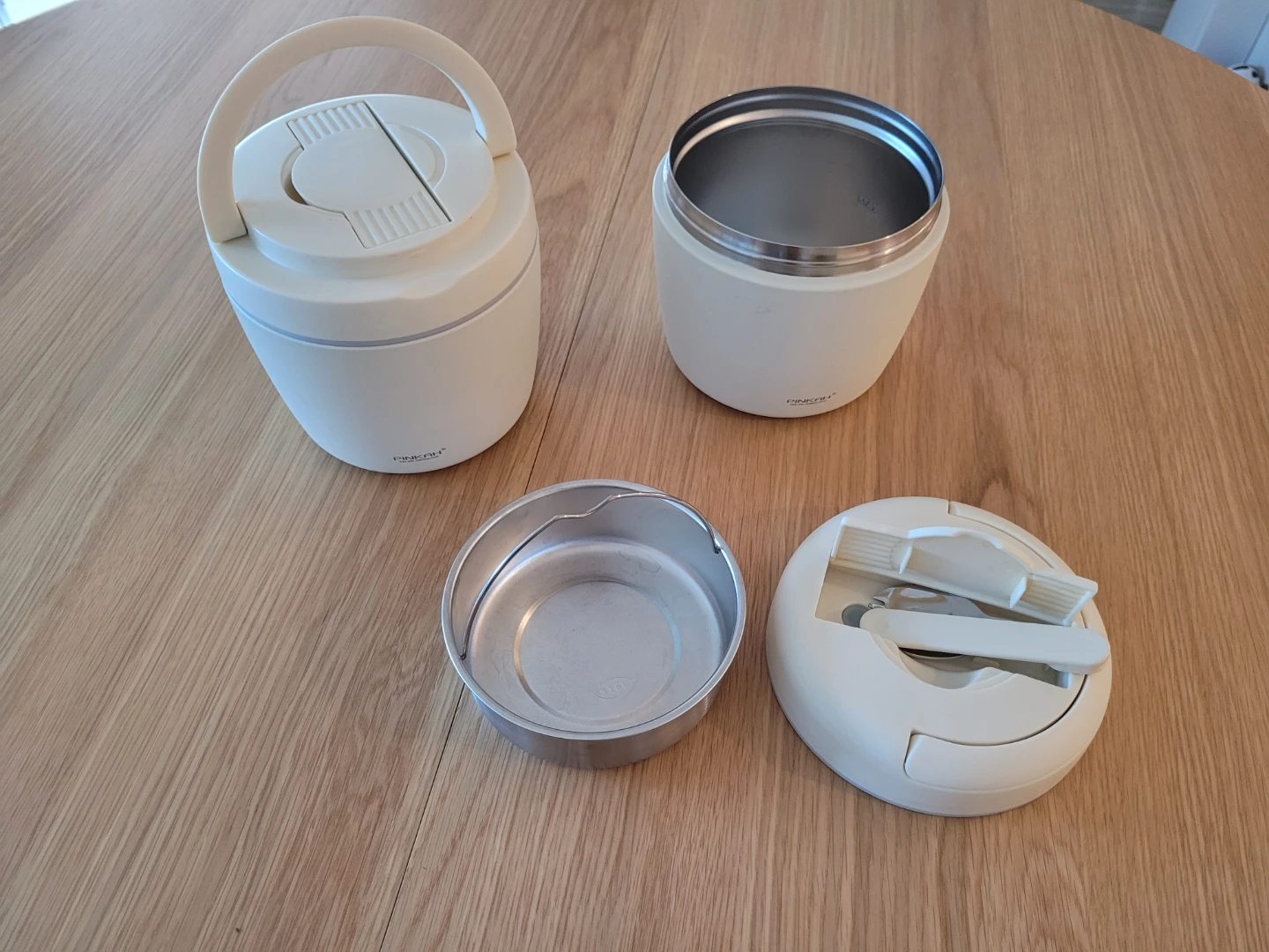 PINKAH Food Thermos with Utensils x2