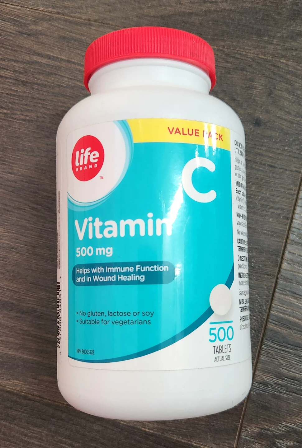 Life Brand Vitamin C 500 mg