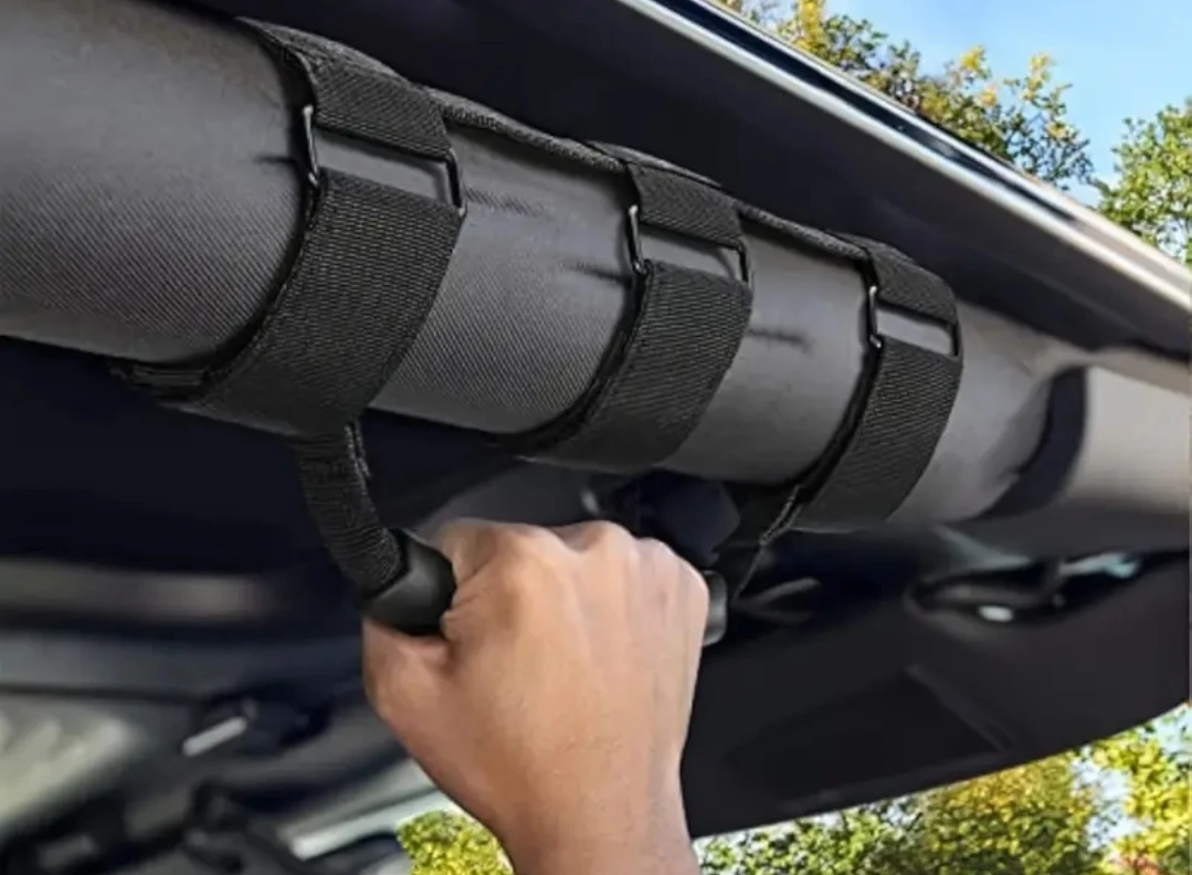 JEEP ROLL BAR AND HEADREST GRIPS NEW