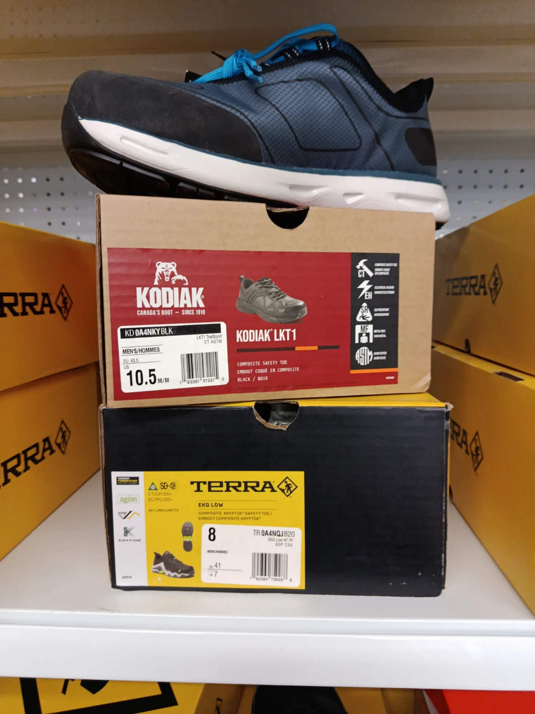 Terra EK6 Low Composite Safety Toe Boots Size 8
