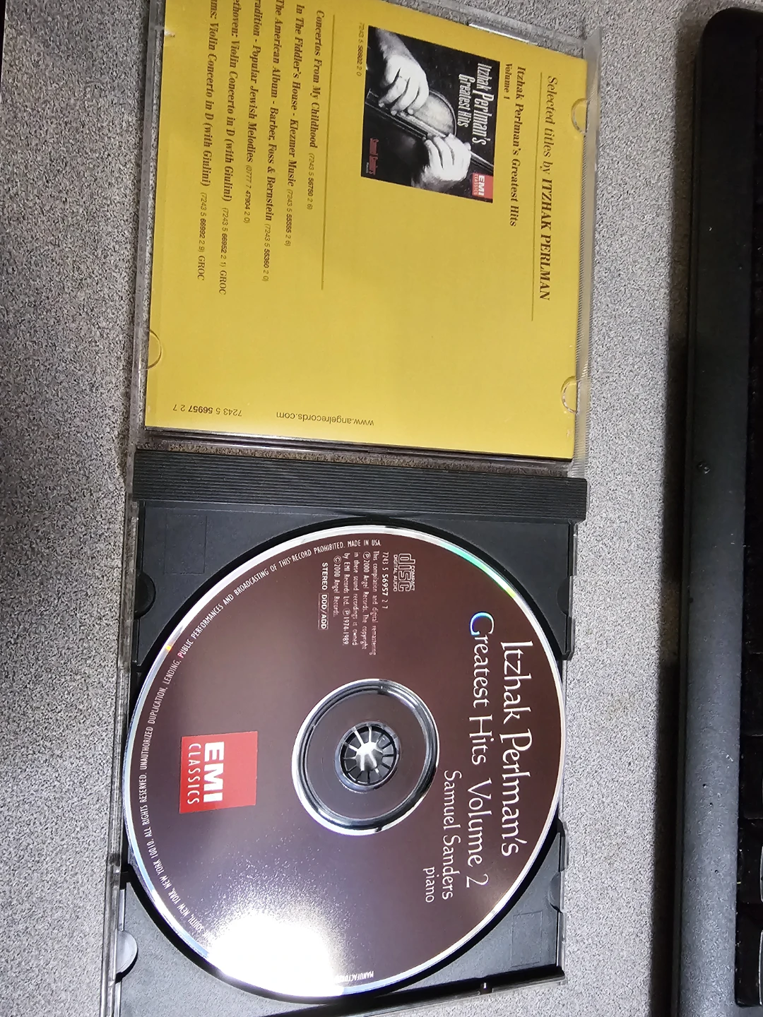 Itzhak Perlman's Greatest Hits Volume 2 CD - photo 2