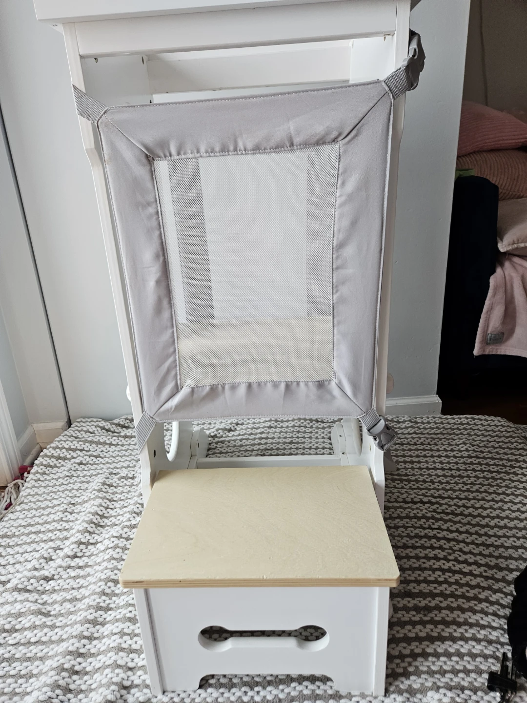 Bateso White Learning Kitchen Tower with 2 Safety Net - photo 2