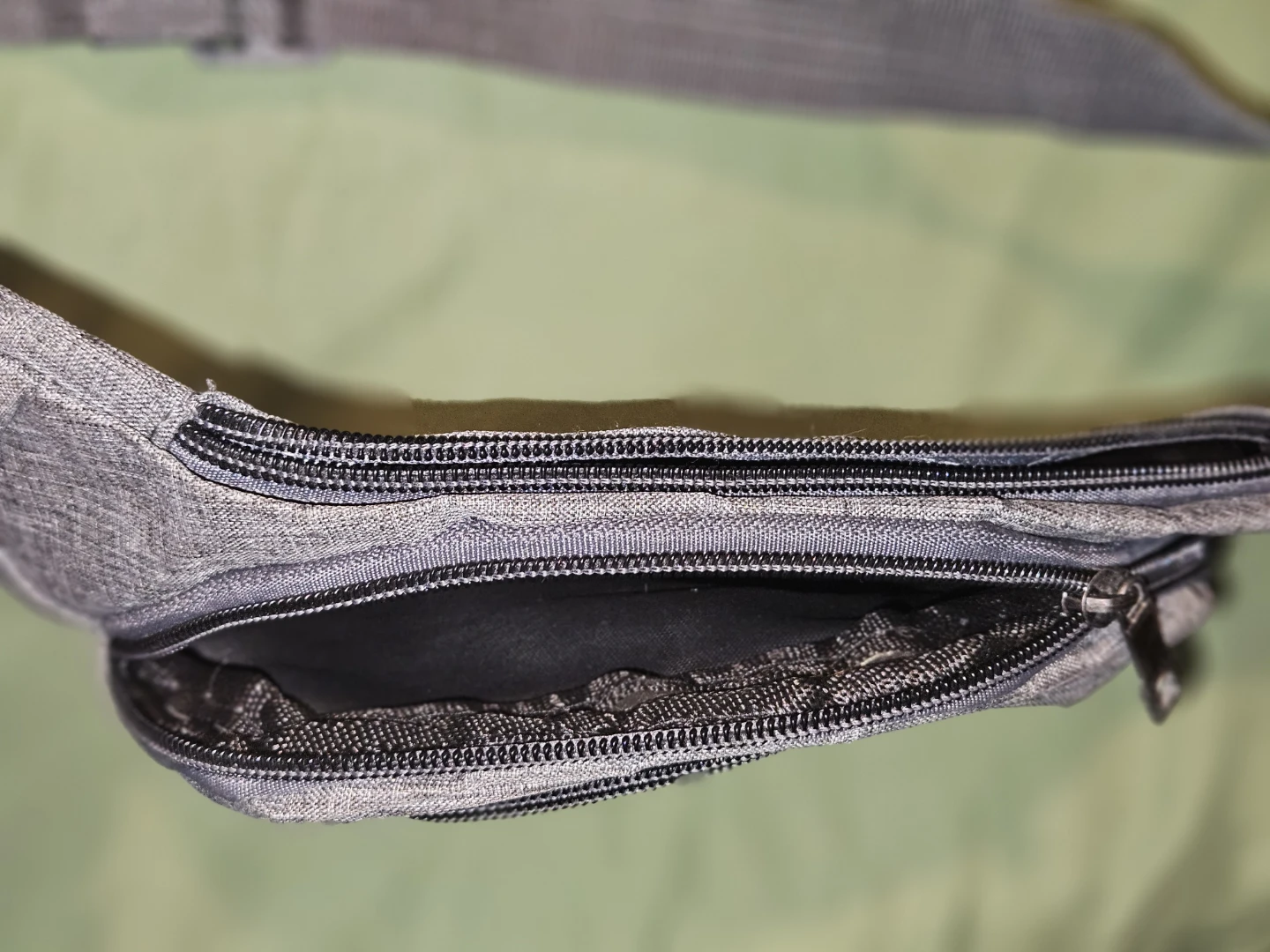 Gray and Red Fanny Pack / Waist Bag - photo 4