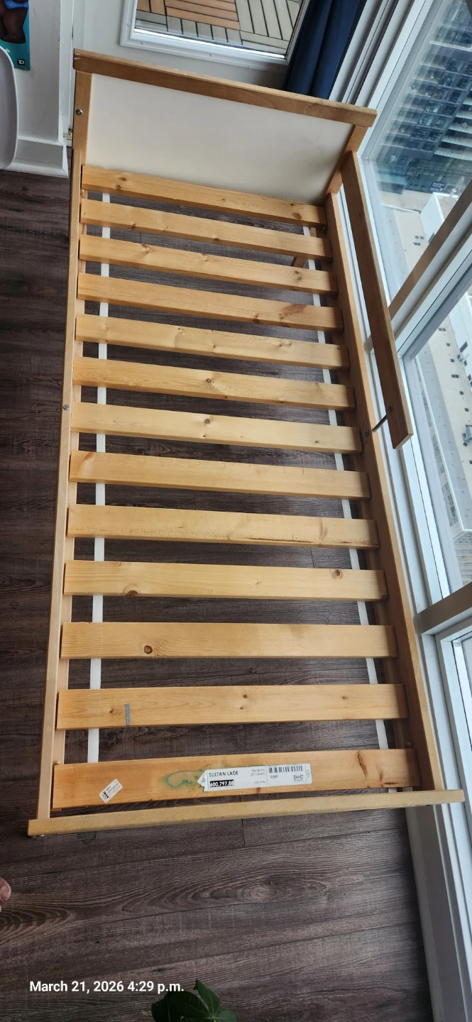 Ikea SNIGLAR kids bed with 2 mattresses - photo 3