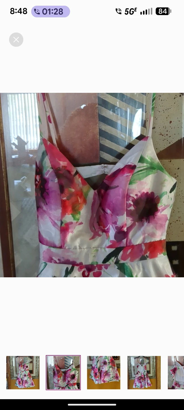 XSCAPE FLORAL FIT AND FLARE DRESS - photo 2