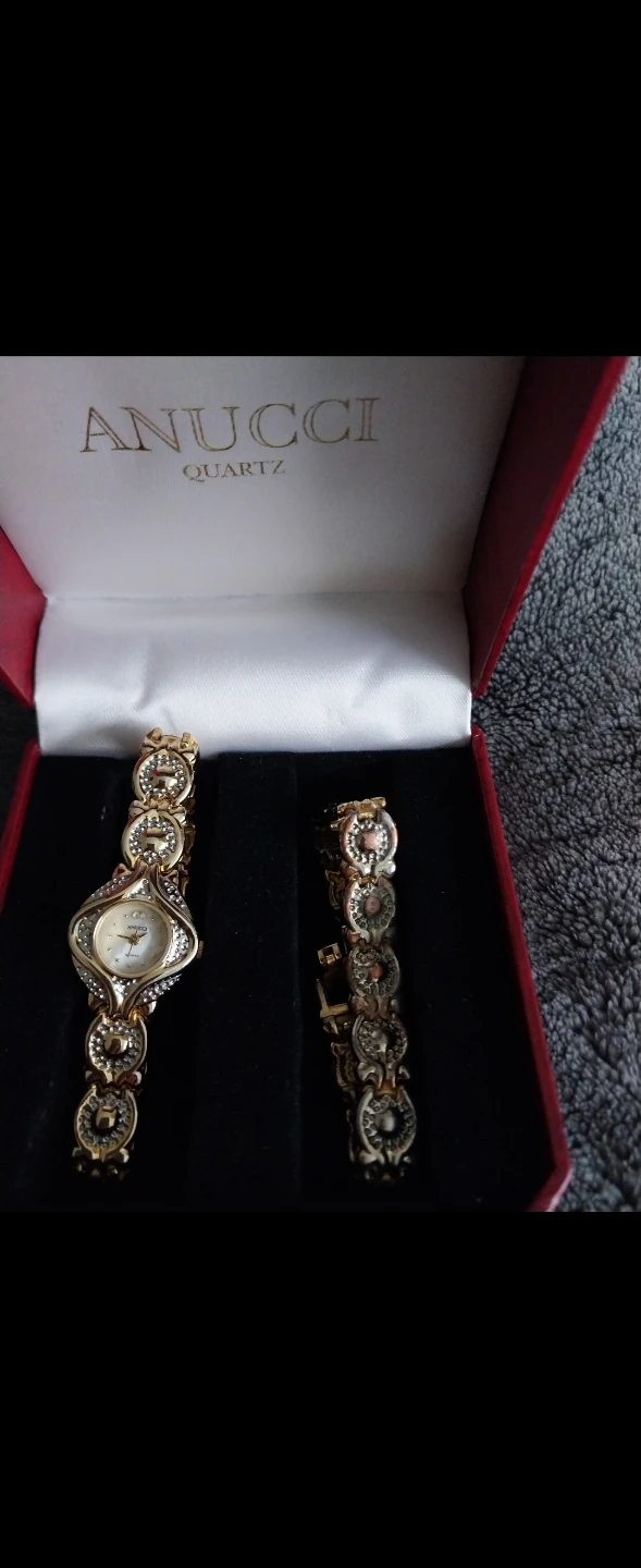 Anucci Quartz Women's Watch with Bracelet