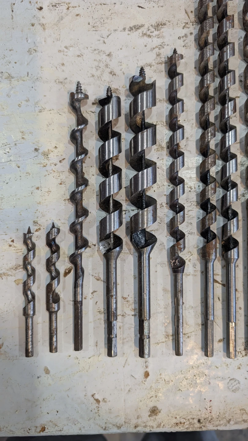 Set of Wood Auger Drill Bits - photo 4