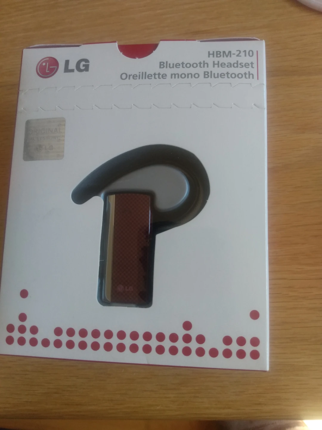 LG HBM-210 Bluetooth Headset