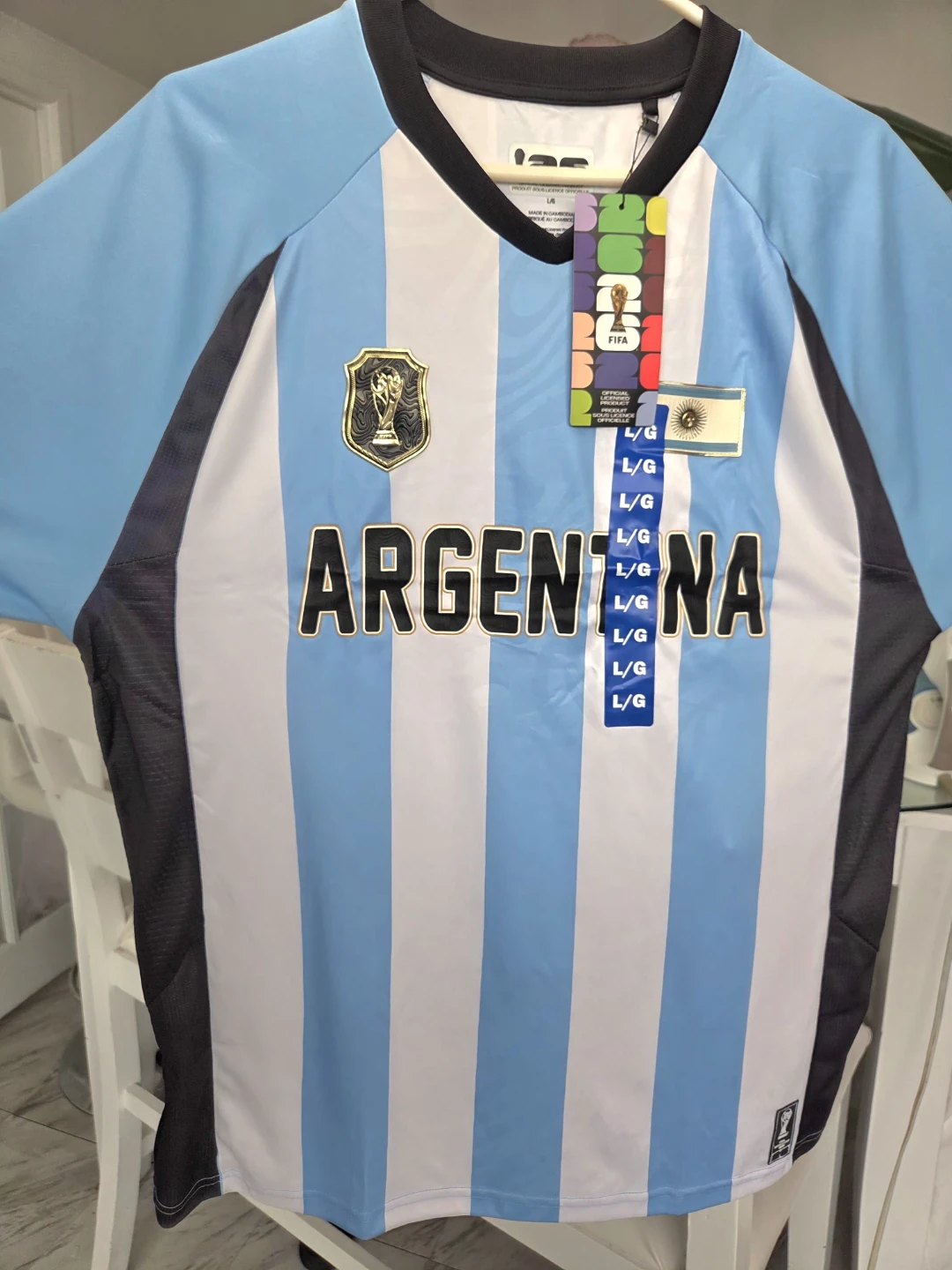 Argentina FIFA 2026 World Cup Soccer Jersey