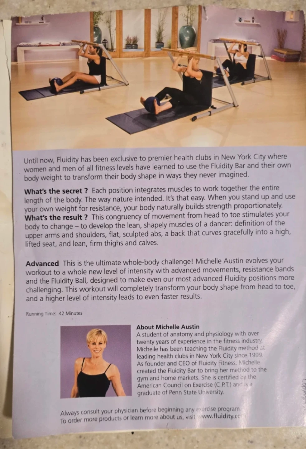 Fluidity Fitness Advanced Barre Video - photo 2