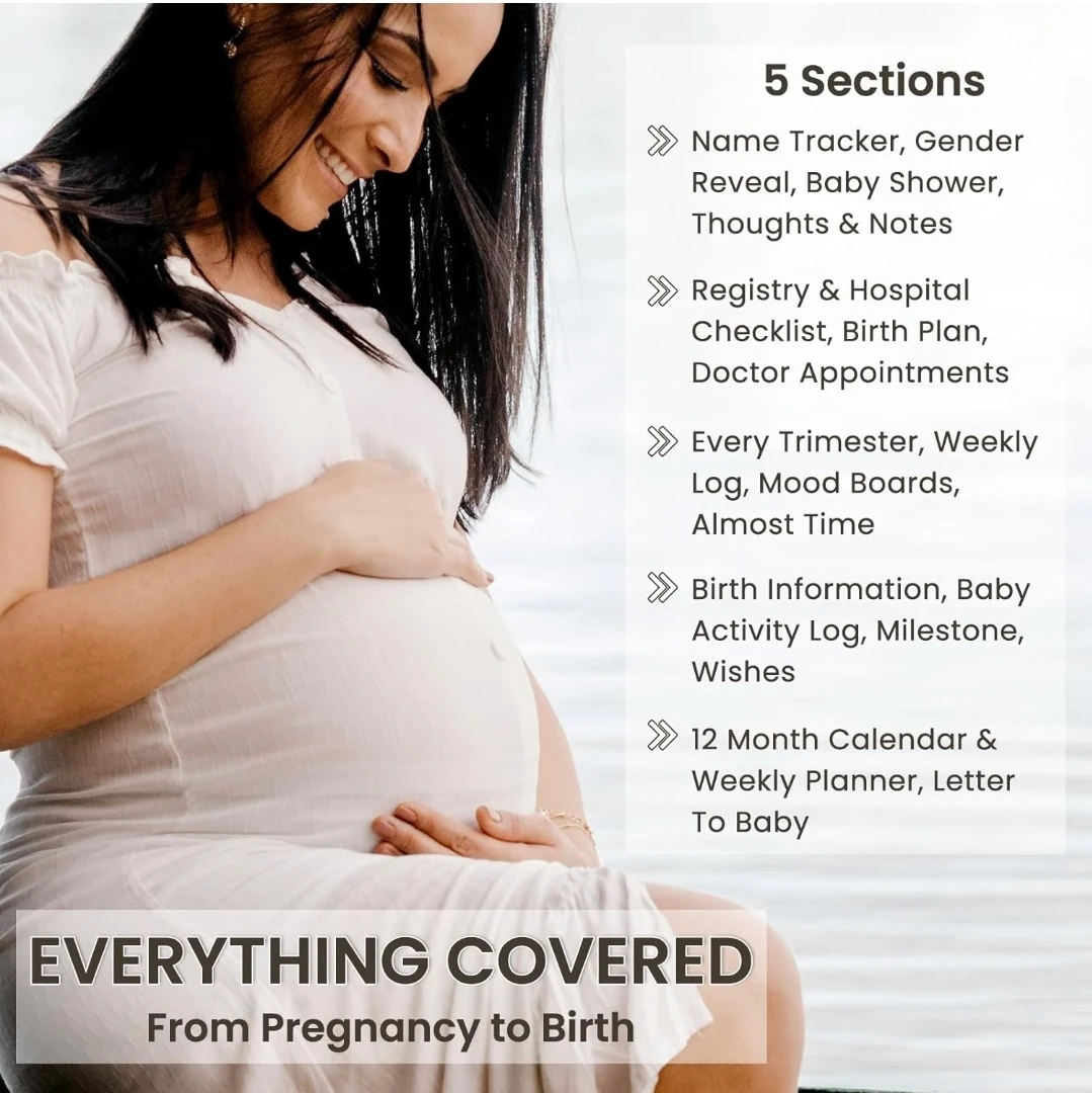 Pregnancy Journal Memory Book, 190 Pages Pregnancy Planner - photo 2