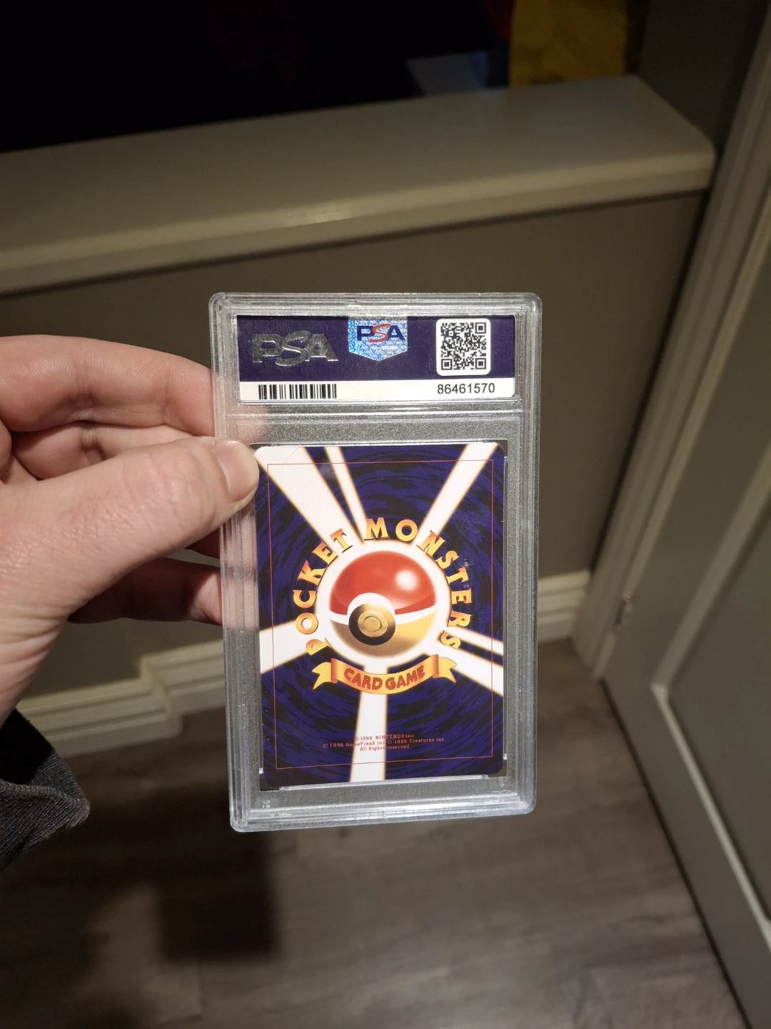 1996 Pokémon Charizard Holo Japanese Card PSA Graded - photo 3