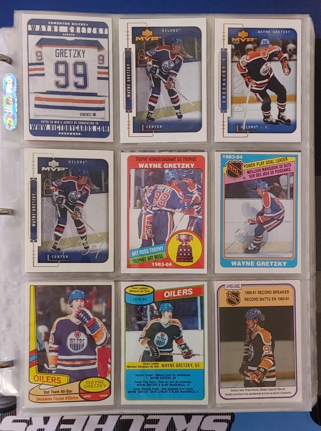 WAYNE GRETZKY HOCKEY CARDS