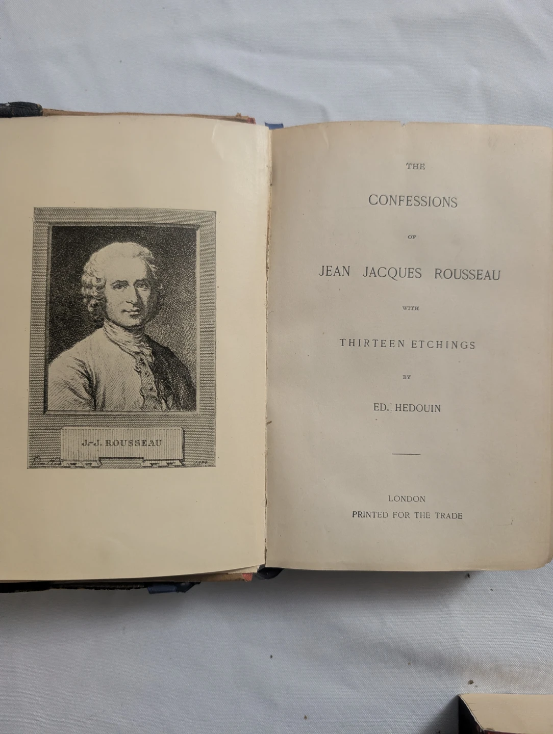 The Confessions of Jean Jacques Rousseau Book with Etchings - photo 3