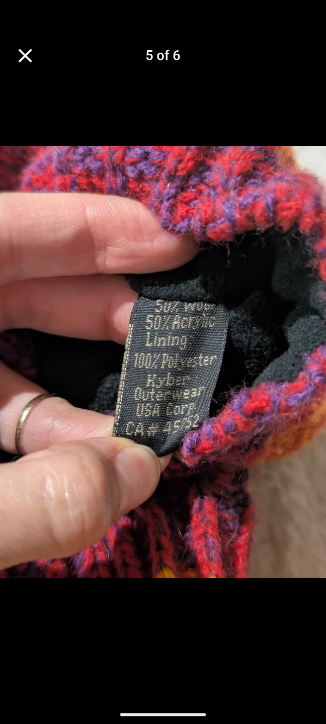 Ryber Outerwear Rainbow Alpaca Mittens - photo 4