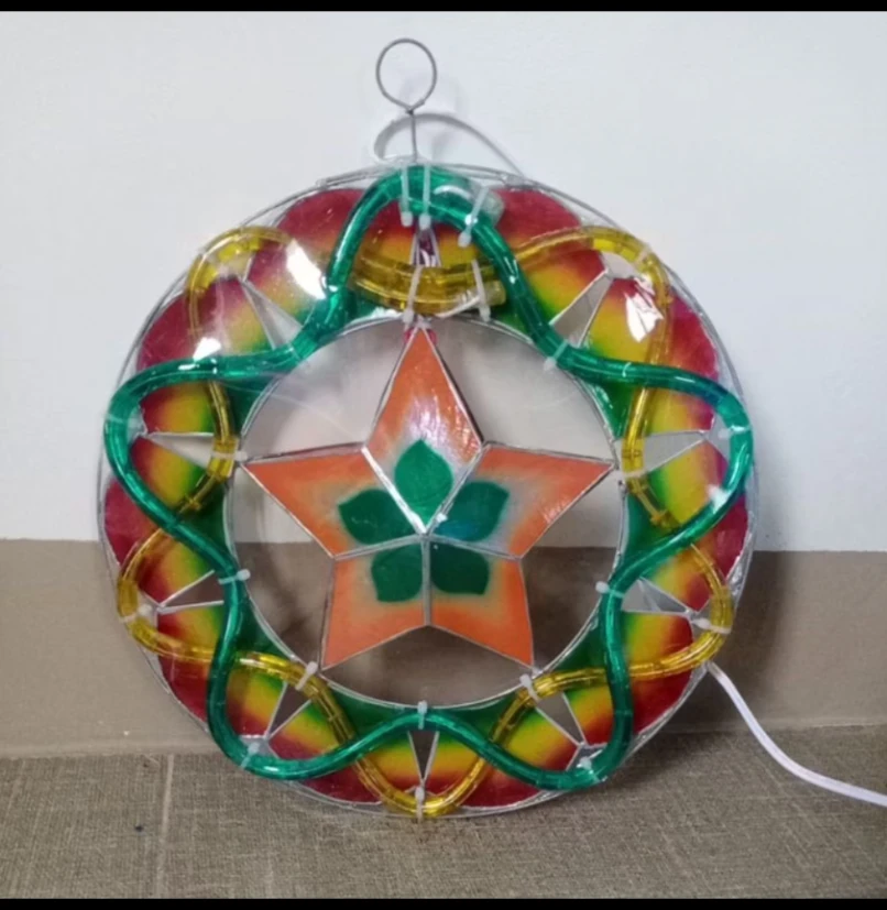 CAPIZ MINI PAROL (LANTERN) 12" in 110volt ALL LED FLEXI LIGHTS - photo 2
