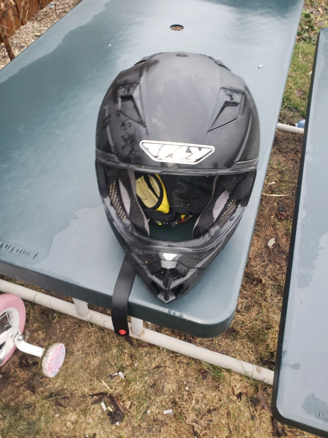 FLY Racing Black Motorcycle Helmet