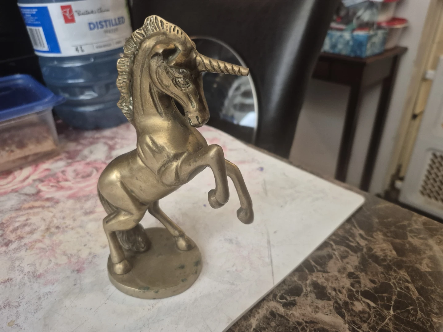 Brass Unicorn Figurine