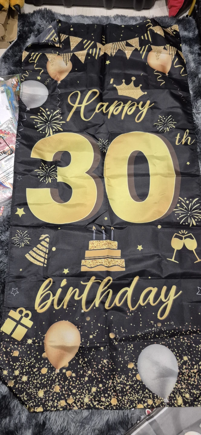 Happy 30th Birthday Door Banner